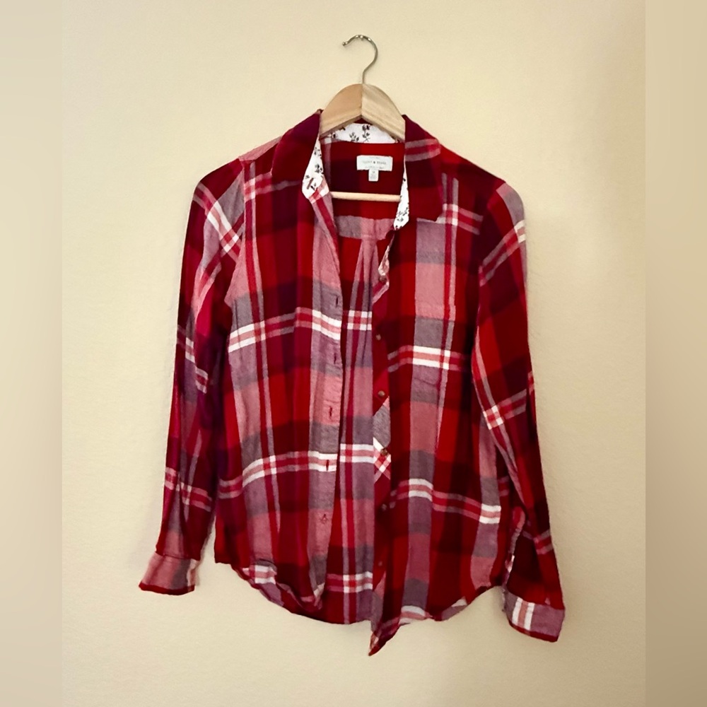 Lucky Brand Red Flannel Shirt